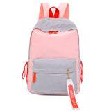 Casual Nylon Waterproof Backpack Schoolbag