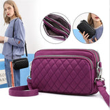 Nylon Waterproof Crossbody Bag for Women Men Outdoor Shoulder Bag