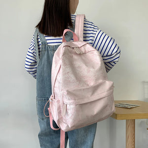 Casual Nylon Women Backpack Large Capacity Daypack Outdoors Travel Backpacks