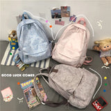 Casual Nylon Women Backpack Large Capacity Daypack Outdoors Travel Backpacks