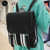 Casual Nylon Women Backpack Large Capacity Girl School Bag