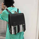 Casual Nylon Women Backpack Large Capacity Girl School Bag