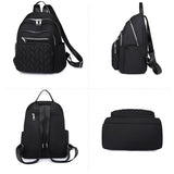 Casual Nylon Women Backpack Waterproof School Bag Girls Teenager Student
