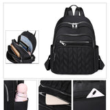 Casual Nylon Women Backpack Waterproof School Bag Girls Teenager Student