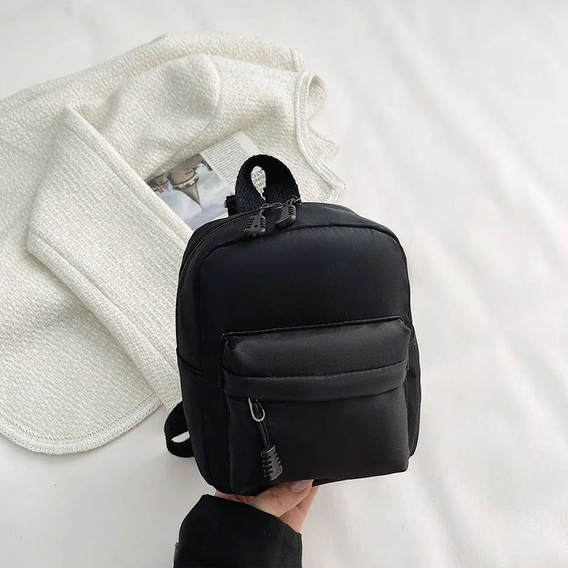 Nylon Mini Backpack for Women School Travel Shoulder Handbags
