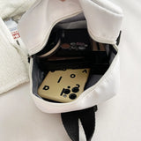 Nylon Mini Backpack for Women Small School Bags Shoulder Handbags