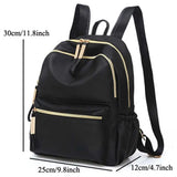 Waterproof Oxford Backpack for Teenage Girls High Travel Tote Backpack