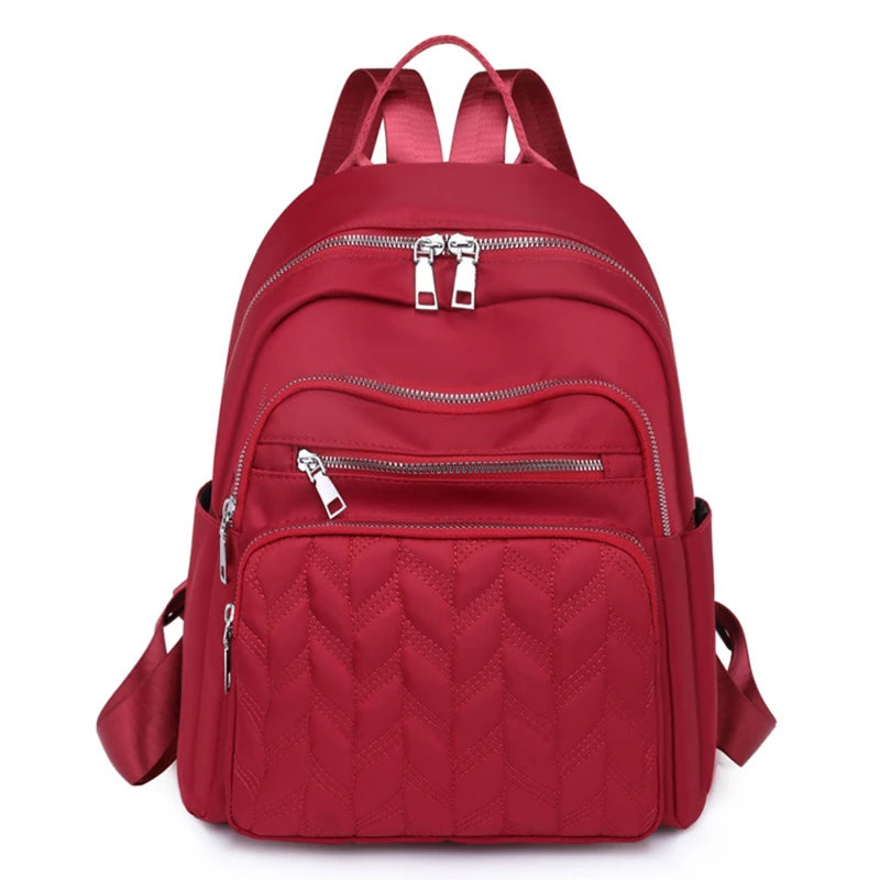 Women's Waterproof Oxford Backpack - Stylish and Durable