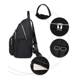 Women's Waterproof Oxford Backpack - Stylish and Durable