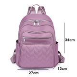 Waterproof Oxford Backpack, School Travel Bag