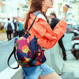 Casual Oxford Cloth Women Backpack Anti Theft Girls Schoolbags Teen Travel