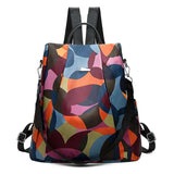 Casual Oxford Cloth Women Backpack Anti Theft Girls Schoolbags Teen Travel