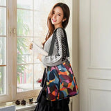 Casual Oxford Cloth Women Backpack Anti Theft Girls Schoolbags Teen Travel