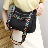Oxford Shoulder Bag for Women Large-capacity Crossbody Messenger Handbag