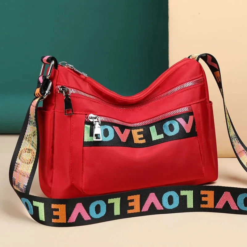 Oxford Shoulder Bag for Women Large-capacity Crossbody Messenger Handbag