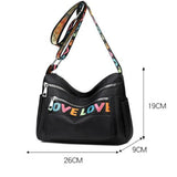 Oxford Shoulder Bag for Women Large-capacity Crossbody Messenger Handbag