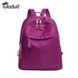 Casual Oxford Women Backpack Waterproof Nylon School Bags For Teenage Girls