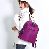 Casual Oxford Women Backpack Waterproof Nylon School Bags For Teenage Girls