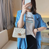 Casual PU Leather Sling Handbag Purse Chain Shoulder Crossbody Bag