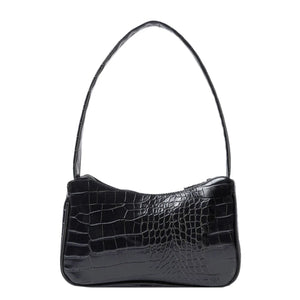 Casual PU Leather Sling Crossbody Bag Chain Shoulder Handbag