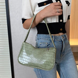 Casual PU Leather Sling Crossbody Bag Chain Shoulder Handbag