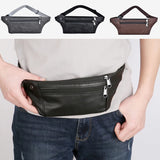 Vintage PU Leather Waist Bag for Men