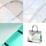 Casual Waterproof PVC Tote Bag Thick Handbag Storage Bags