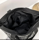 Casual Padded Tote Bag Women Winter Nylon Handbag Shoulder Purse