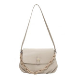 Casual PU Leather Chain Women Handbags High Ladies Crossbody Bags