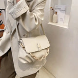 Casual PU Leather Chain Women Handbags High Ladies Crossbody Bags