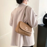 Casual PU Leather Women Handbags Chain Small Shoulder Messenger Bags
