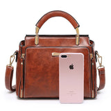 Casual PU Leather Women Handbags Small Ladies Shoulder Bag