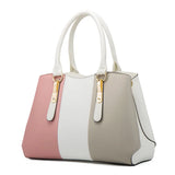 Casual Pu Leather Women Handbags Tote Bags Large Capacity 4 Pieces Set