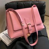 Casual PU Leather Shoulder Bags for Women Large Capacity Handbags