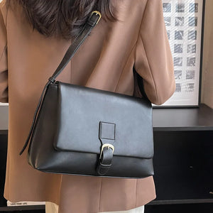 Casual PU Leather Shoulder Bags for Women Large Capacity Handbags