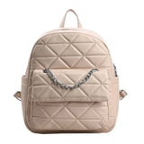 Casual PU Leather Women Small Backpack for Girls