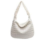 Women's Plaid Shoulder Bag Large Capacity Travel Tote Bags