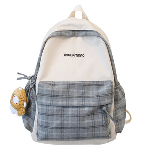 Casual Retro Female Backpack Pendant Backpacks Adjustable Strap Large Capacity