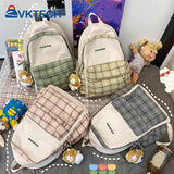 Casual Retro Female Backpack Pendant Backpacks Adjustable Strap Large Capacity