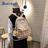 Casual Retro Female Backpack Pendant Backpacks Adjustable Strap Large Capacity