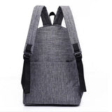 Canvas Backpack School College Student Bag Men Women
