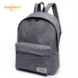 Canvas Backpack School College Student Bag Men Women