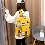 Girls Women Backpacks School Backpack USB Charging Schoolbag Backpack