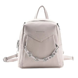 Casual School Women's Backpack Large Capacity PU Leather Women's Backpack