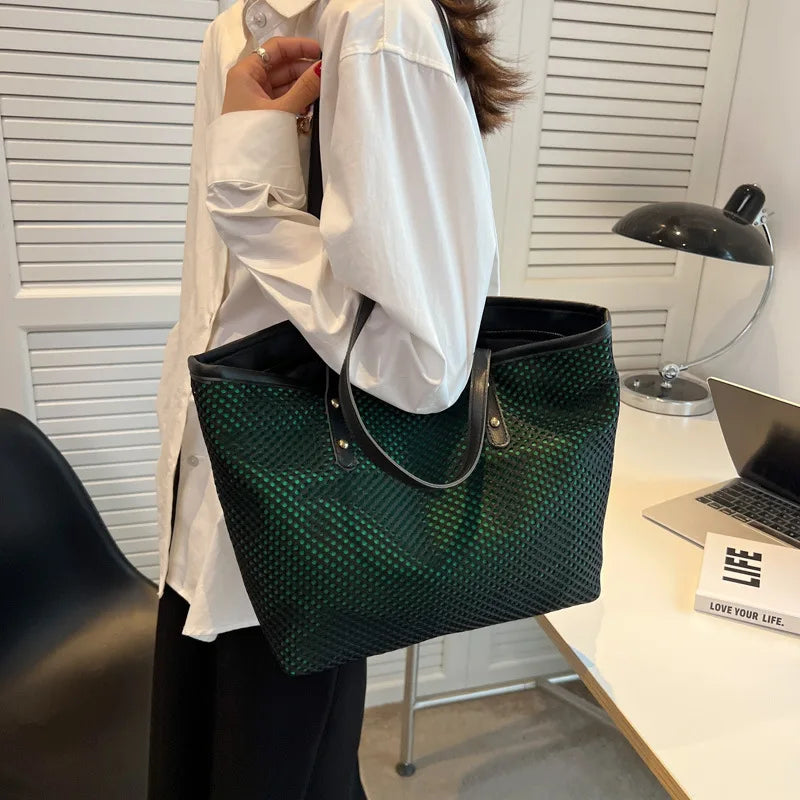 Casual Nylon Shoulder Bag Large Capacity Travel Handbag