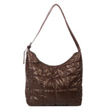 Casual Nylon Shoulder Bag for Women Solid Large Capacity