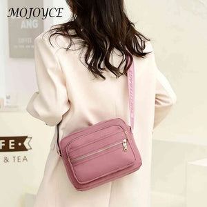 Casual Shoulder Bag Waterproof Nylon Phone Pouch Messenger Bag