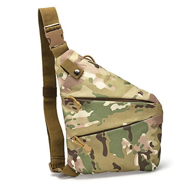 Casual Shoulder Bag Space-saving Bag Wear Resistance Zipper Left/Right Shoulder