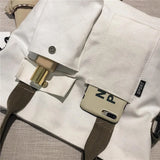 Casual Shoulder Bag Women Female Regular Crossbody Bag Style Students Canvas Han