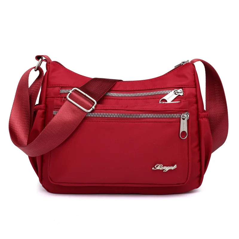 Casual Shoulder Bag Women Nylon Crossbody Bags Waterproof Travel Messenger Bag